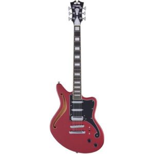 גיטרה חשמלית + נרתיק D’Angelico Premier BEDFORD SH OXBLOOD