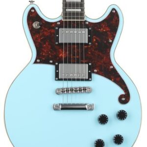 גיטרה חשמלית + נרתיק D’Angelico Premier BRIGHTON SKY BLUE