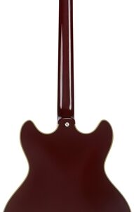 גיטרה חשמלית 1/4 נפח + ארגז D’Angelico Excel DC Tour Solid Wine