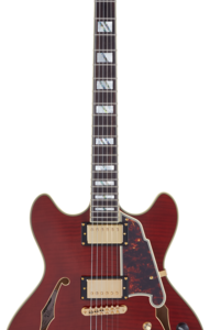 גיטרה חשמלית רבע נפח D’Angelico Excel DC Viola (כולל ארגז)