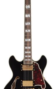 גיטרה חשמלית רבע נפח D’Angelico Excel Mini DC Black (כולל ארגז)