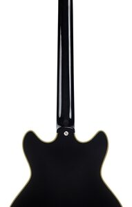 גיטרה חשמלית 1/4 נפח + ארגז D’Angelico Excel Mini DC Tour Solid Black