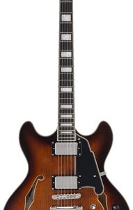גיטרה רבע נפח + נרתיק D’Angelico Premier DC BROWN BURST