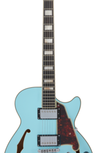 גיטרה חשמלית חצי-נפח D’Angelico Premier SS Sky Blue + נרתיק