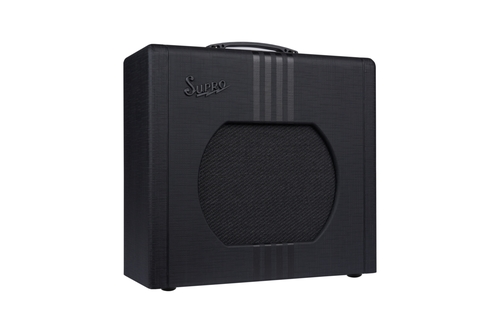 מגבר קומבו מנורות לגיטרה Supro Delta King 12 Black & Black 1x12 15W Reverb 1 מגבר קומבו מנורות Supro Delta King 12 Black 15W