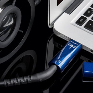 ממיר USB DAC AudioQuest DragonFly Cobalt – מגבר אוזניות נייד, ESS ES9038Q2M, היי‑רז