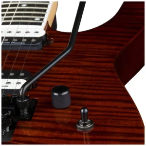 גיטרה חשמלית 24 Select Flame בגימור Tiger Eye עם