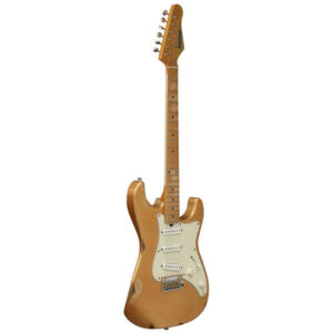 גיטרה חשמלית Friedman Vintage S — Gold Metallic (כולל ארגז)