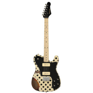גיטרה חשמלית Friedman Vintage T — לבן עם נקודות שחורות (כולל ארגז)