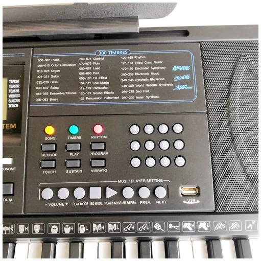 אורגנית עם כניסת פדל ססטיין Stagg STK-200 – אורגנית 61 קלידים רגישים למגע עם חיבור מידי, נגן MP3 ומטרונום מובנה 4 אורגנית עם כניסת פדל ססטיין Stagg STK-200 – אורגנית 61 קלידים רגישים למגע עם חיבור מידי, נגן MP3 ומטרונום מובנה - תמונה 4