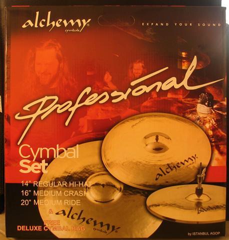 סט מצילות Istanbul Agop Alchemy Professional 14" 16" 20" 1 סט מצילות Istanbul Agop Alchemy Professional 14 16 20 עם תיק