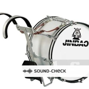 כלי הקשה Jinbao MB2012 WHITE – תוף מצעד בס