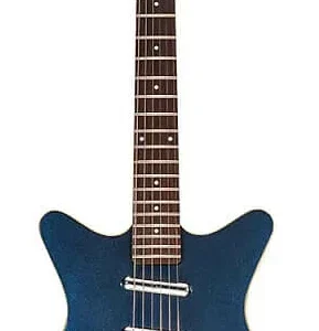 גיטרה חשמלית Danelectro 59 Triple Divine בגימור Blue Metallic