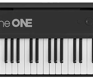 אורגן למוזיקאים מתחילים The One מדגם COLOR שחור – מקלדת קסמים עם נורות מוארות, Bluetooth, ויישום חינוכי לניהול מוסיקה בקלות
