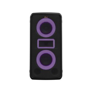 רמקול מסיבות Klipsch Miami – נייד עם תאורת RGB, מיקרופון, מוט וגלגלים