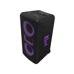 רמקול מסיבות Klipsch Miami – נייד עם תאורת RGB, מיקרופון, מוט וגלגלים