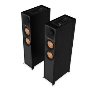 זוג רמקולים רצפתיים Klipsch R-605FA – Reference עם Dolby Atmos פסיבי (Black)
