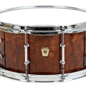 תוף סנר “14 * “6.5 LUDWIG CLASSIC African Bubinga Tube Lugs Die Cast Hoops