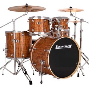 מערכת תופים “22 עם אביזרים (ללא מצילות) LUDWIG Evolution Cherry LE522010