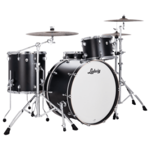 מערכת תופים Ludwig Neusonic Black Velvet 22″ (4 חלקים)