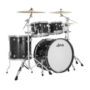 מערכת תופים Ludwig Neusonic Mod2 — Ebony Pearl (4 חלקים, 22″)