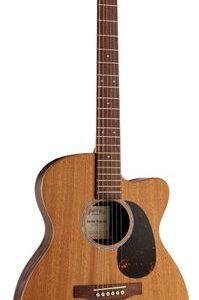 גיטרה אקוסטית שמאלית מוגברת + נרתיק MARTIN OMC-X2EL Sapele/Ziricote HPL CUTAWAY