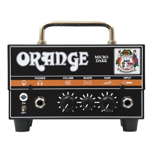 מגבר ראש לגיטרה Orange MD Micro Dark 20W 1 מגבר ראש לגיטרה Orange MD Micro Dark היברידי בצבע כתום