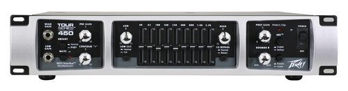 מגבר ראש לבס Peavey Tour 450 450W 1 מגבר ראש לבס Peavey Tour 450 בהספק 450W עם אקולייזר גרפי והגנת DDT