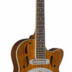 גיטרה רזונטור אקוסטית מוגברת עם Cutaway