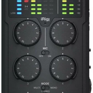 כרטיס קול מקצועי iK Multimedia | IRIG-QTRDLX-IN