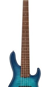 גיטרת בס 5 מיתרים Sadowsky 24 Fret Modern Deluxe 5 Bora Blue Burst Transparent Satin