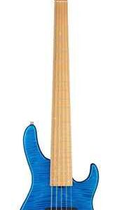 גיטרת בס 5 מיתרים Sadowsky 24 Fret Modern Deluxe 5 Ocean Blue Transparent Satin