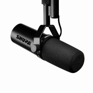 מיקרופון דינמי Shure SM7DB עם פרה‑אמפ מובנה