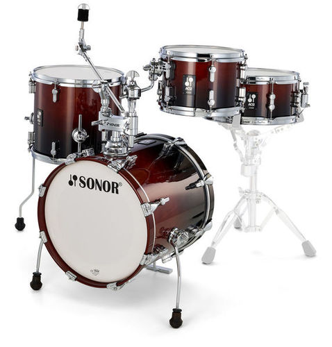 מערכת תופים סונור Sonor AQ2 Safari 16" 4 חלקים גימור Brown Fade 1 מערכת תופים סונור AQ2 ספארי 16 אינץ' בגימור Brown Fade חום