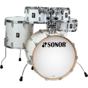 מערכת תופים אקוסטית Sonor AQ2 Stage Set 22” WHP White Pearl (5 חלקים)