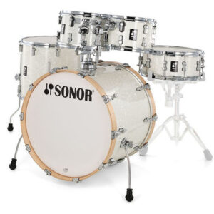 מערכת תופים אקוסטית Sonor AQ2 Studio Set 20” White Pearl (5 חלקים)