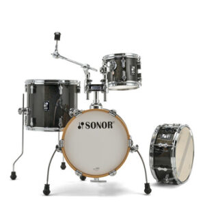 מערכת תופים Sonor AQX Micro 14 אינץ’ Black Midnight Sparkle