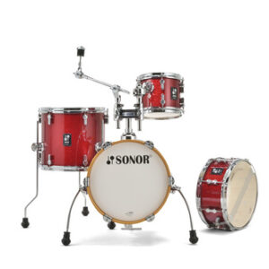מערכת תופים Sonor AQX Micro 14 אינץ’ Red Moon Sparkle
