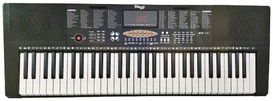 אורגנית לימוד לילדים ונוער Stagg STK-100 – אורגנית דיגיטלית 61 קלידים עם ליווי אוטומטי, מטרונום, מסך LCD, יציאת אוזניות וכניסת מיקרופון 1 אורגנית לימוד לילדים ונוער Stagg STK-100 – אורגנית דיגיטלית 61 קלידים עם ליווי אוטומטי, מטרונום, מסך LCD, יציאת אוזניות וכניסת מיקרופון - תמונה ראשית