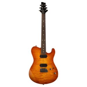 גיטרה חשמלית Suhr Oso Short Scale Alder Figured Maple Tea Burst
