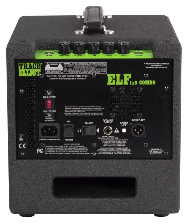 ארגז בס Trace Elliot ELF 1X8 2 ארגז בס Trace Elliot ELF 1X8