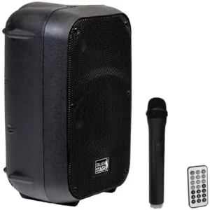 רמקול בידורית 8″ כולל נגן,Bluetooth ומיקרופון אלחוטי