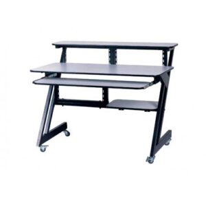 שולחן עבודה לאולפן WS-01 עם 2 ראקים 19″