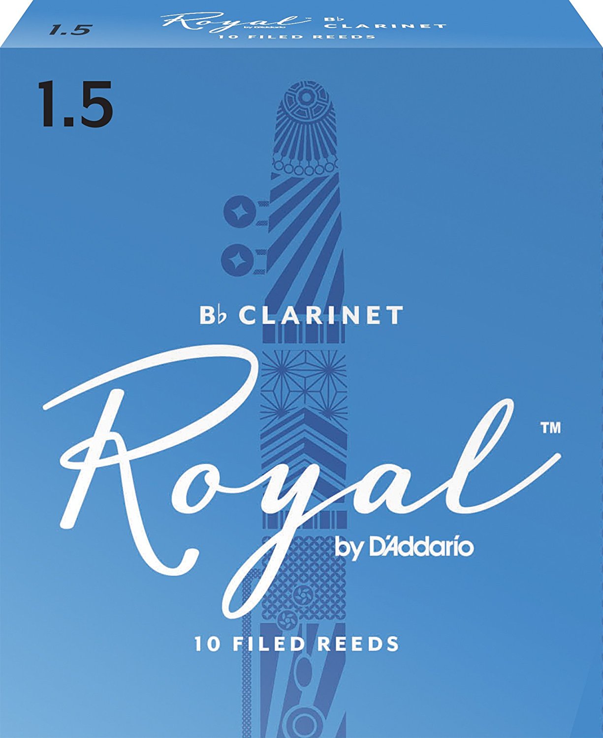 עלים לקלרינט סי במול מס 1.5 - 10 בקופסא Rico Royal 2 עלים לקלרינט סי במול מס 1.5 10 בקופסא Rico Royal