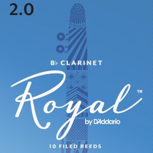 עלים לקלרינט סי במול מס 2 – 10 בקופסא Rico Royal RCB1020