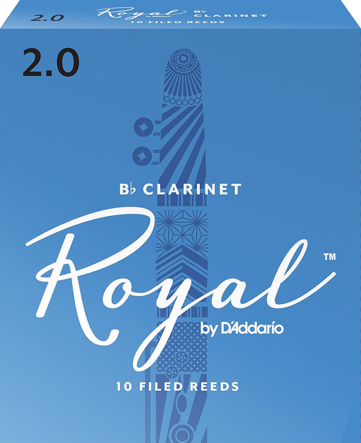 עלים לקלרינט סי במול מס 2 - 10 בקופסא Rico Royal RCB1020 2 עלים לקלרינט סי במול מס 2 10 בקופסא Rico Royal RCB1020