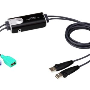 ATEN CS62KM מתג 2 פורטים USB מעבר חלק בין מחשבים