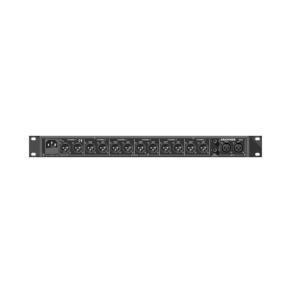 מגבר הפצה סטריאופוני Drawmer DA6 – מפצל אות 2x6 עם מגבר אוזניות מובנה ל-19 אינץ' (יבוא בלעדי) 2 1141494 800.jpg