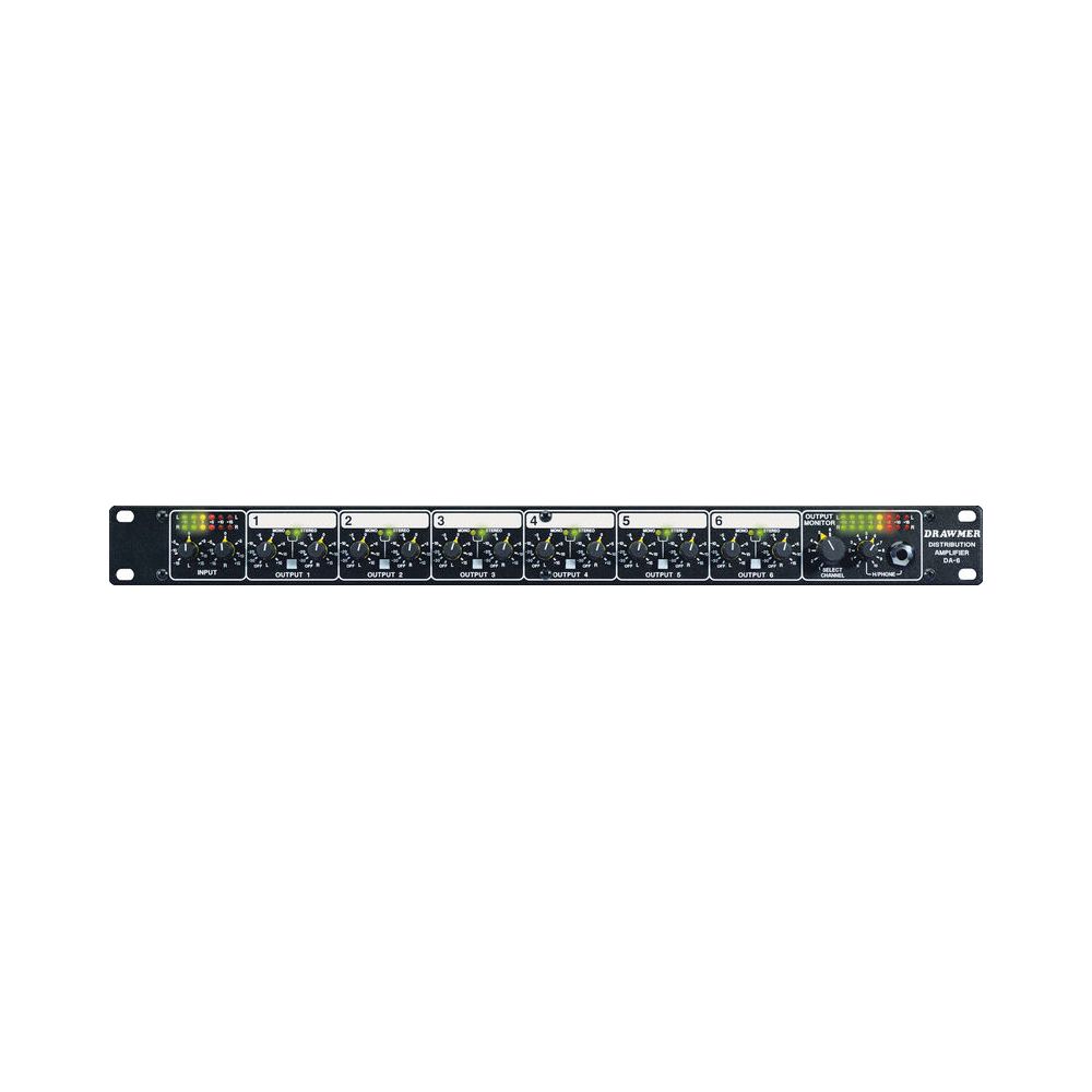 מגבר הפצה סטריאופוני Drawmer DA6 – מפצל אות 2x6 עם מגבר אוזניות מובנה ל-19 אינץ' (יבוא בלעדי) 3 1143281 800.jpg