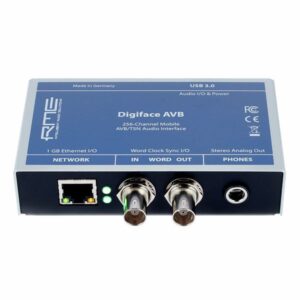 כרטיס קול RME Digiface AVB – ממשק רשת AVB עם 128 ערוצים